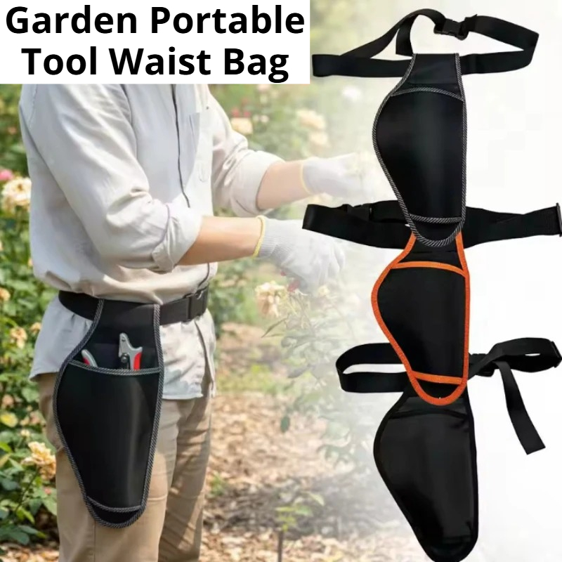 Outdoor Power Tool Storage - ガーデン電動剪定鋏ウエストバッグ、バッテリー収納ボックス付き、ベルト付き、ポータブル屋外剪定鋏収納ツールバッグ