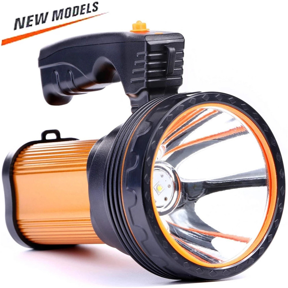 Outdoor Power Meter Bike - 屋外用の強力なLED懐中電灯,防水トーチ,リフレクター,内蔵バッテリー,バイキングスポットライト,50000ルーメン,150W, 8000mAh