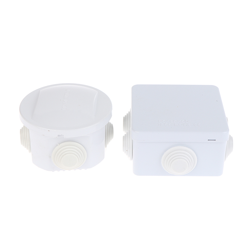 Outdoor Power Cable Junction Box - ABS 電気接続ボックス DIY 電源制御ケース IP65 防水ケーブルワイヤー接続エンクロージャ用屋内/屋外用