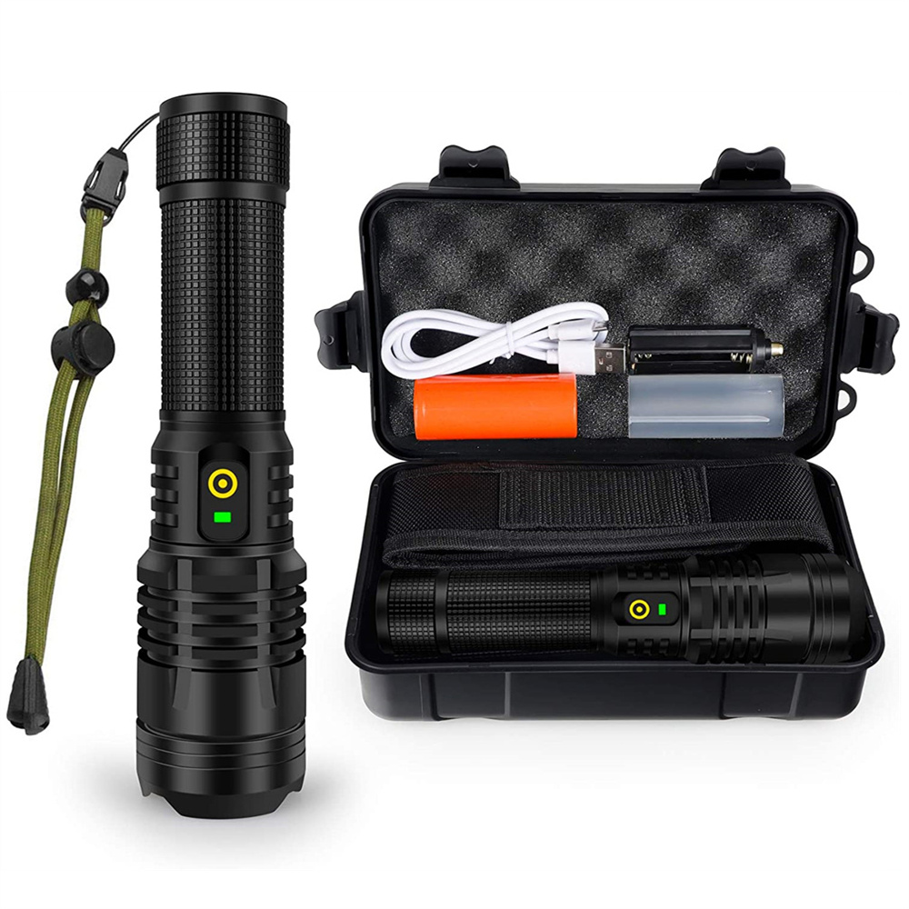 Outdoor Power Meter Bike - 最も強力な XHP70.2 ズーム可能な懐中電灯最も明るい Led Toch 充電式