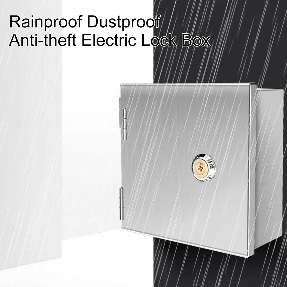 Outdoor Power Outlet - 防水ステンレス鋼電気ボックスロック屋外電気ソケット用安全カバー付き偶発的起動防止