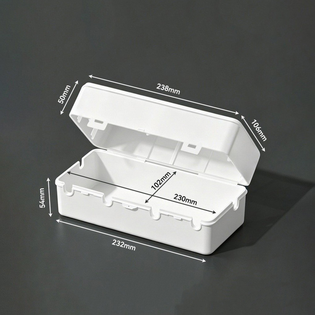 Outdoor Use Power Strip - 防水電源タップ保護ボックス 4ソケット設計 屋内外兼用 ABSハウジング 283x110x110mm