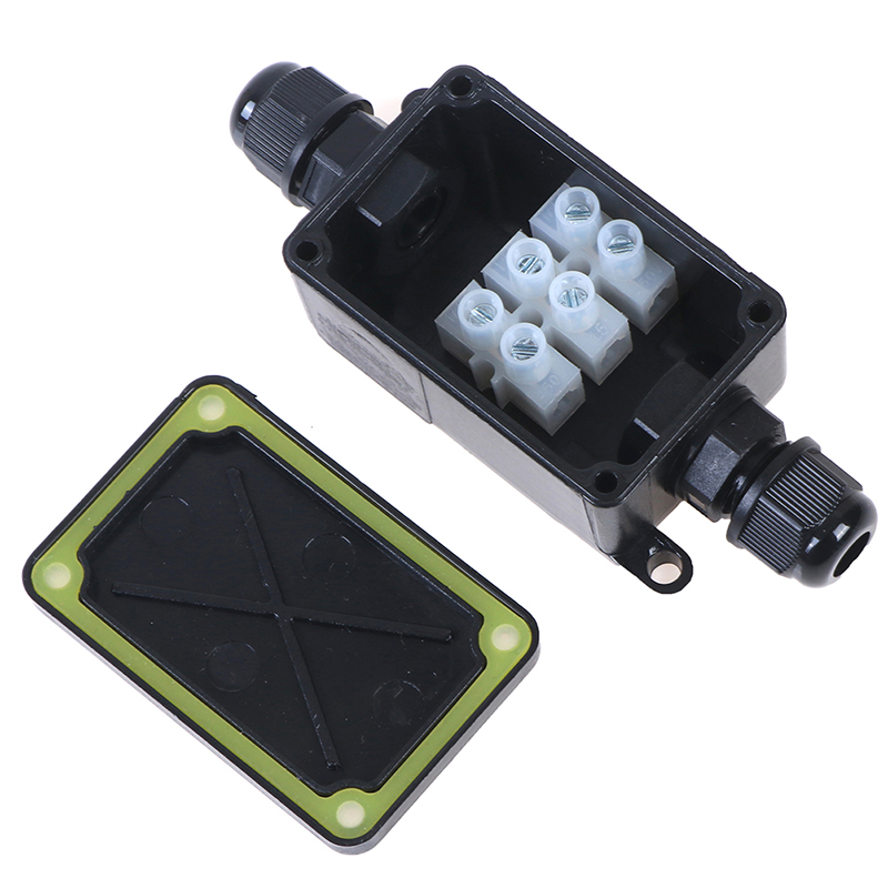 Outdoor Power Distribution Box - 2 ウェイ屋外防水 IP66 電気ケーブルワイヤーコネクタジャンクションボックス端子 450V ジャンクションボックス