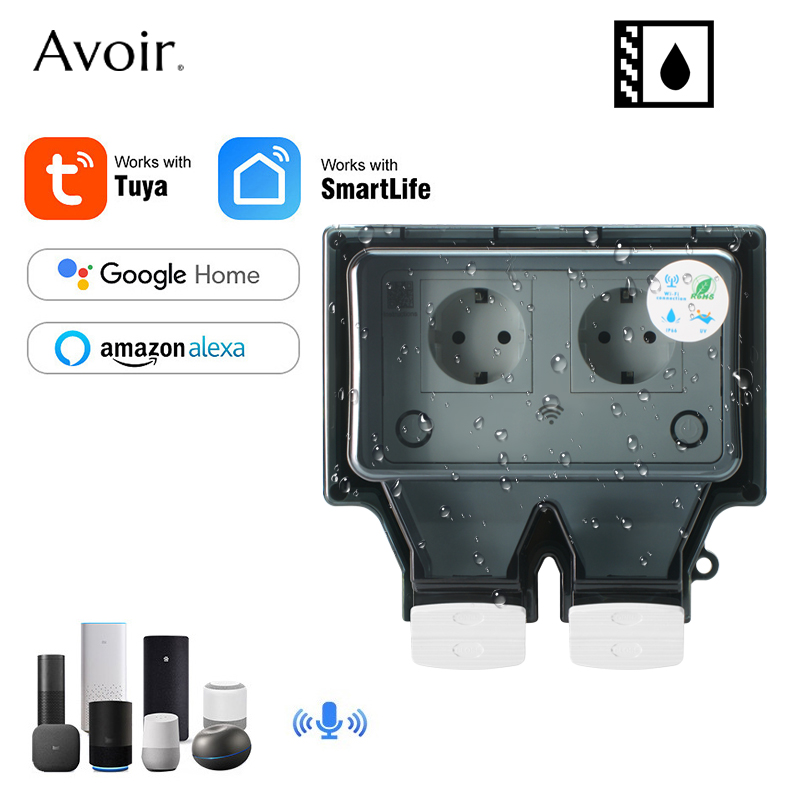 Savortuya-電気壁コンセント,防水,wifiとEU規 - Outdoor Power Outlet のレビューと価格