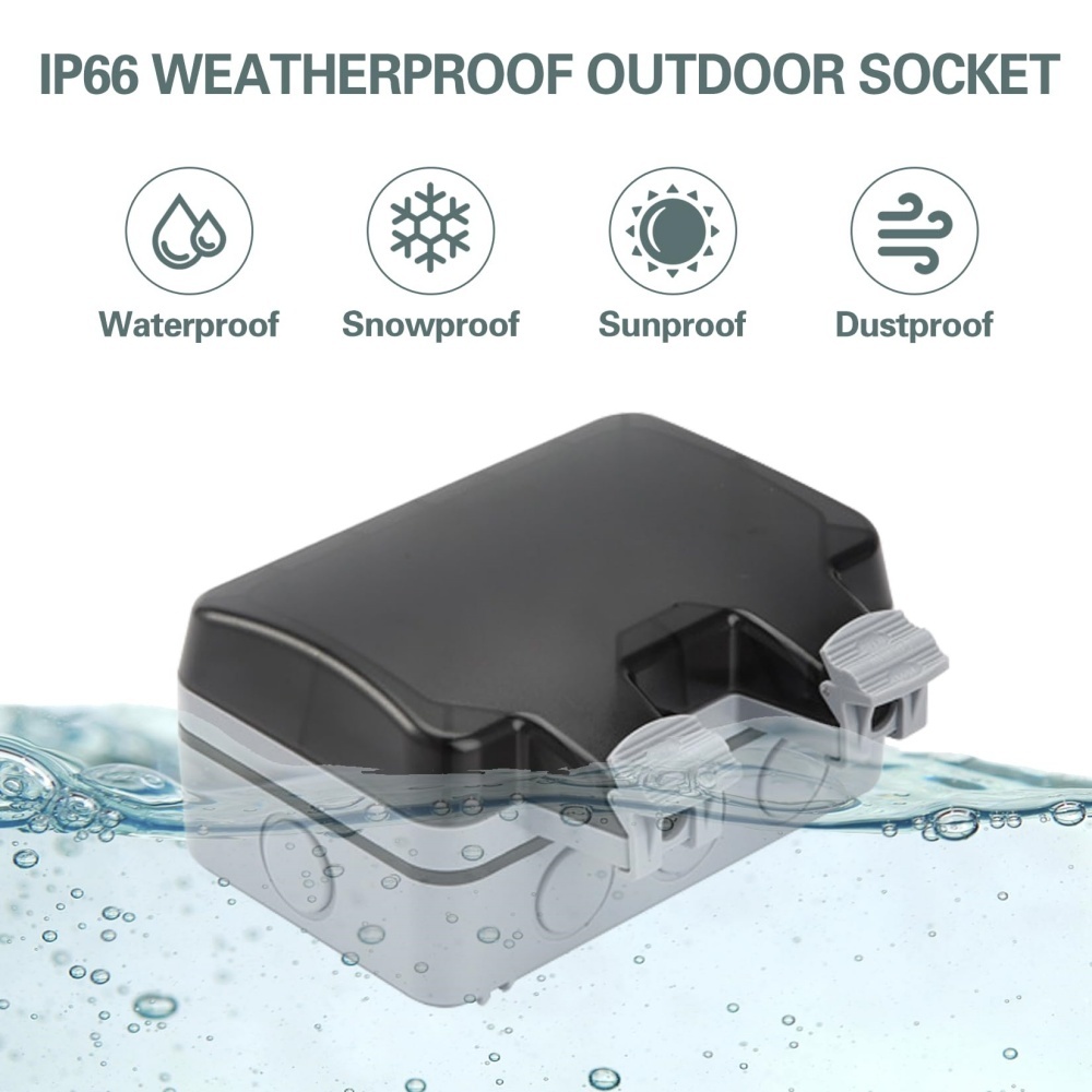 EIOMR USB 屋外防水ソケットボックス、IP66 定格 - Outdoor Usb Power Strip のレビューと価格