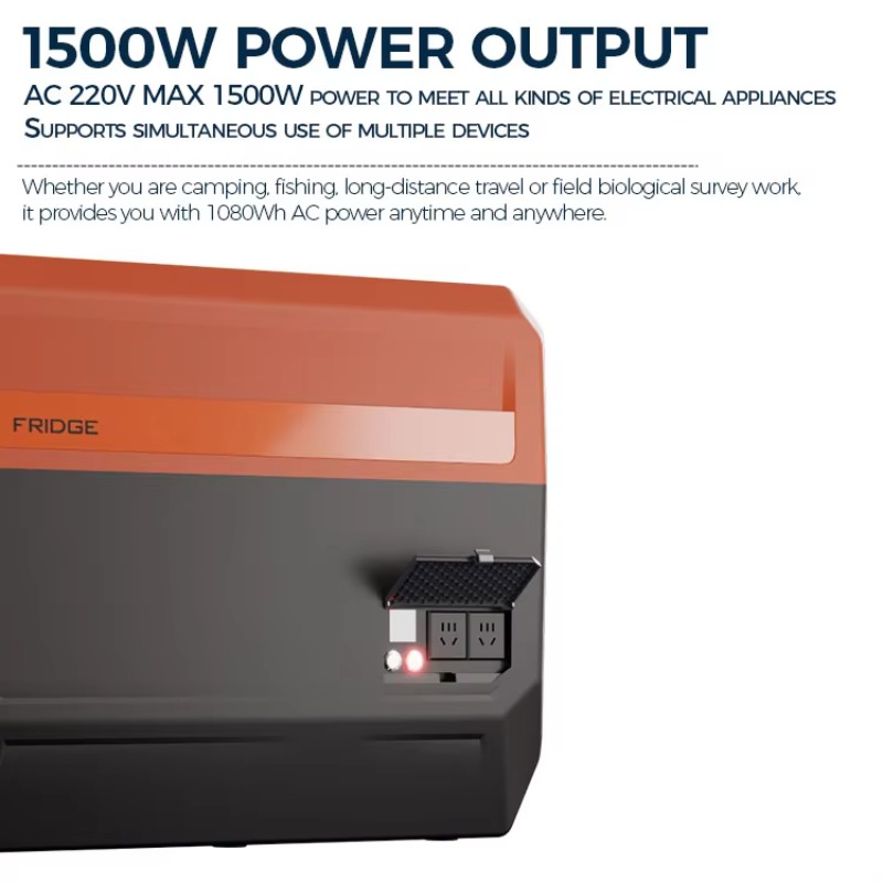 アウトドアキャンプ用40L蓄電式車載冷蔵庫、1081WHバッ - Outdoor Power Tool Storage のレビューと価格