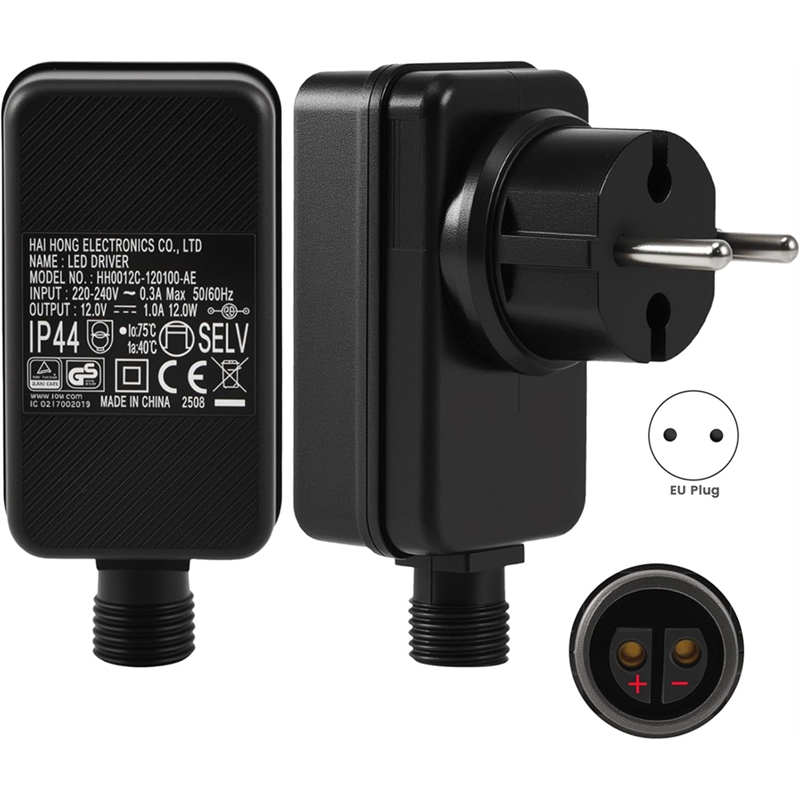 12V/1A LED 電源、プラグフェアリーライト交換用、ク - Outdoor Use Power Strip のレビューと価格