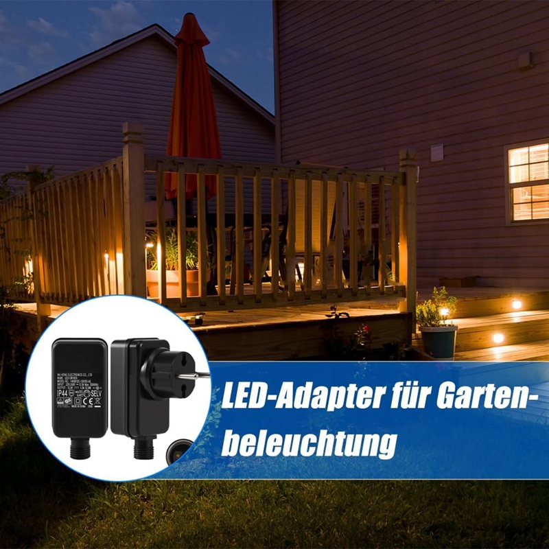 12V/1A LED 電源、プラグフェアリーライト交換用、ク - Outdoor Use Power Strip のレビューと価格