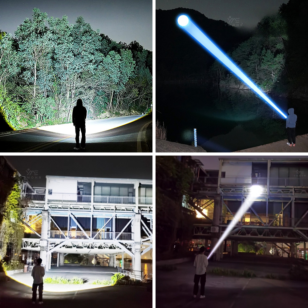 高輝度 LED 懐中電灯 発光ストリップ付き ホワイトレーザ - Outdoor Usb Power Strip のレビューと価格
