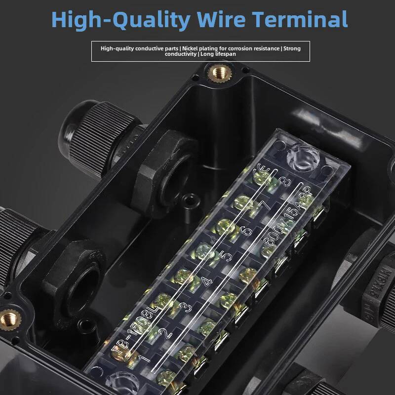 防水ジャンクションボックス端子付きプラスチック屋外ケーブル配 - Outdoor Power Cable Junction Box のレビューと価格