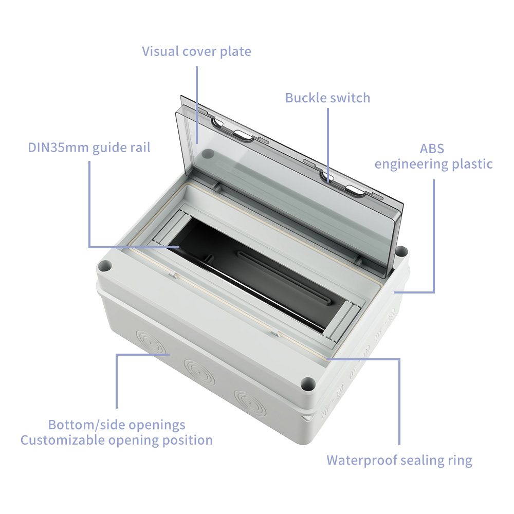 HTシリーズ防水配電ボックス 5/8/12/15/18/24 - Outdoor Power Distribution Box のレビューと価格