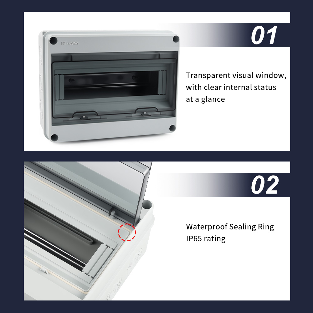 HTシリーズ防水配電ボックス 5/8/12/15/18/24 - Outdoor Power Distribution Box のレビューと価格