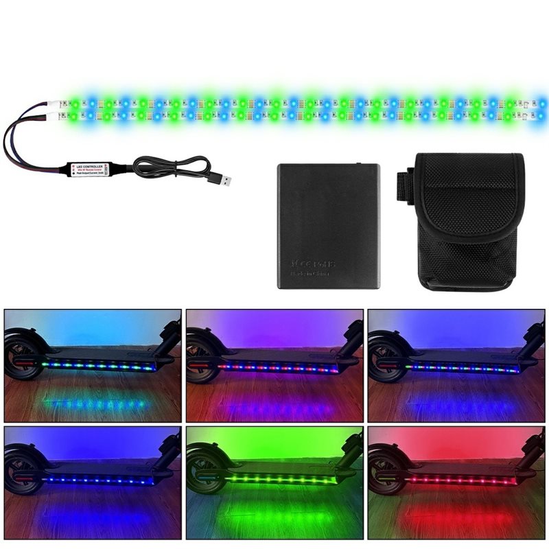 RGB ストリップライト LED ナイトライディング警告スト - Outdoor Usb Power Strip のレビューと価格