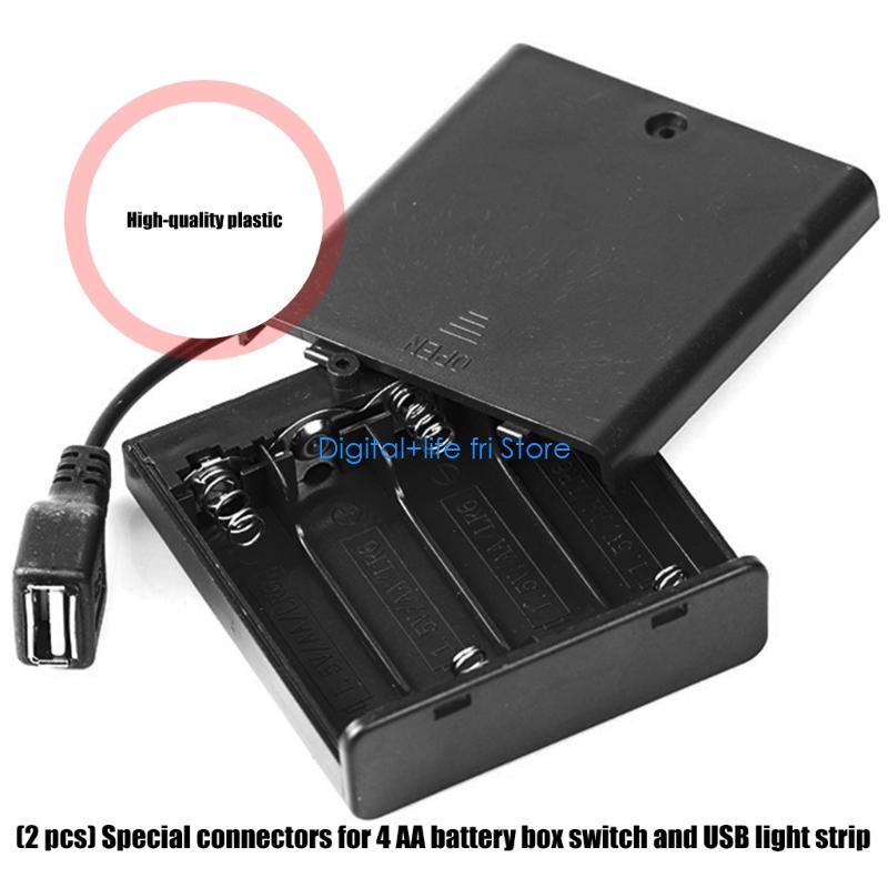 E06D 4 スロットバッテリーケース USB 電源アダプタ - Outdoor Use Power Strip のレビューと価格