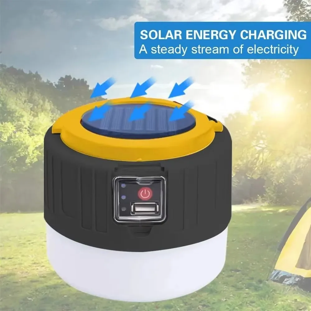 ソーラーキャンプランタン 充電式LEDポータブルワークライト - Outdoor Power Bank のレビューと価格