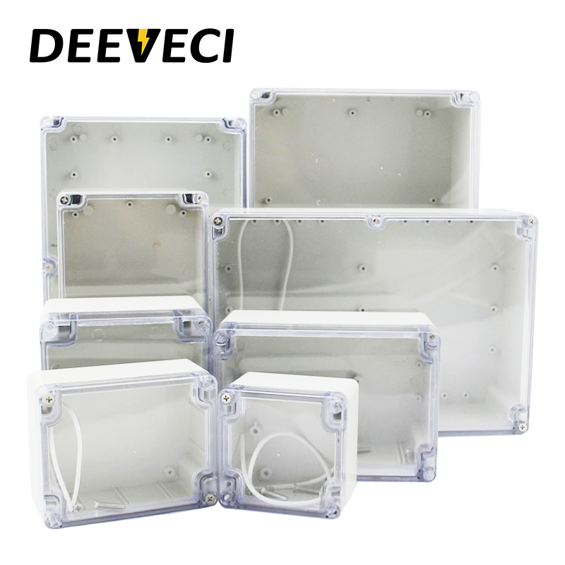透明防水屋外エンクロージャプラスチックボックス電子プロジェク - Outdoor Power Distribution Box のレビューと価格