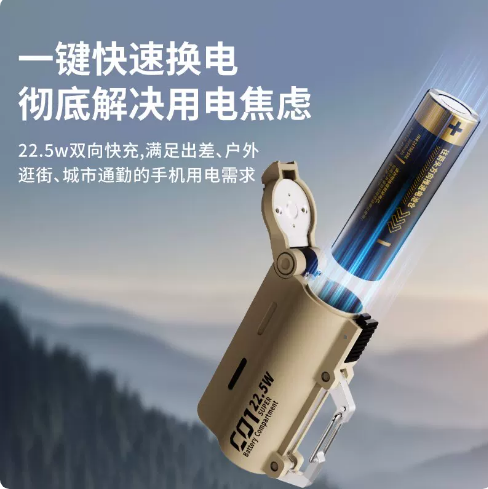 ミニポータブル屋外用パワーバンク：5000mAh、交換可能な - Outdoor Power Bank のレビューと価格