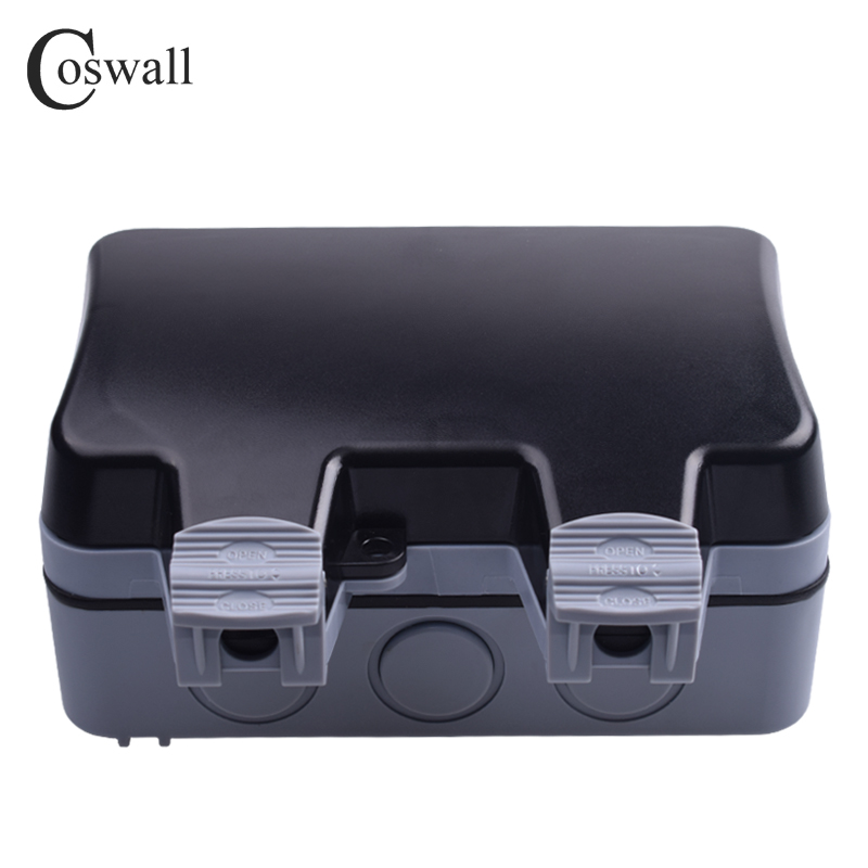 Coswall-スイッチコンセントip66,防水,耐候性,屋 - Outdoor Power Outlet Box のレビューと価格