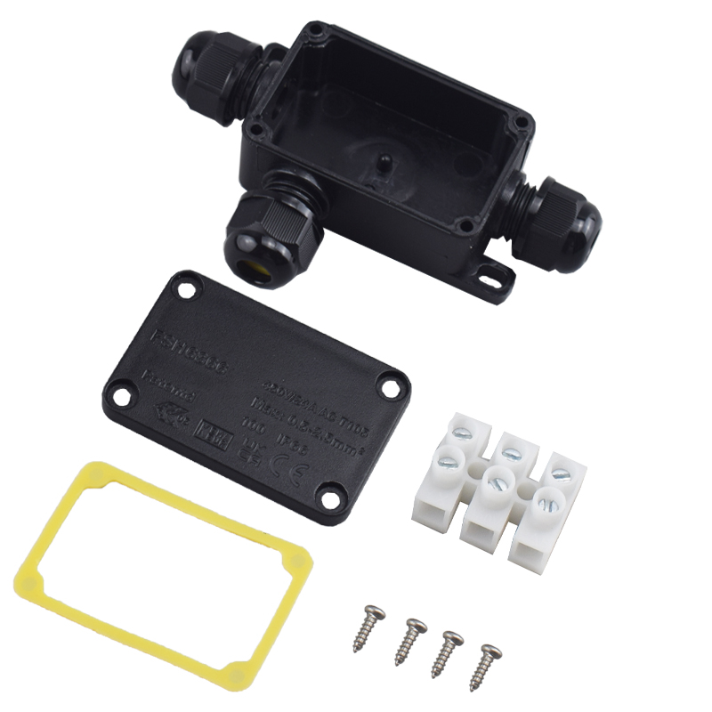 3ウェイ屋外防水IP66電気ケーブルワイヤコネクタジャンクシ - Outdoor Power Outlet Box のレビューと価格