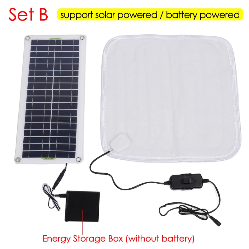 ソーラーパネル付き電気暖房毛布,12v,50w,猫と犬用,屋 - Outdoor Power Heater のレビューと価格