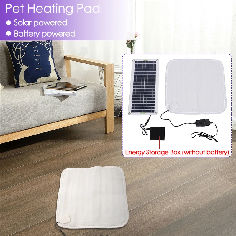 ソーラーパネル付き電気暖房毛布,12v,50w,猫と犬用,屋 - Outdoor Power Heater のレビューと価格