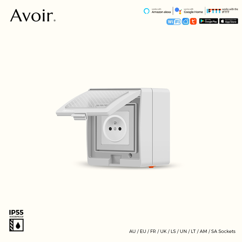 Avoir-tuya-スマート防水wifiソケット,タイマー - Outdoor Power Outlet Not Working のレビューと価格