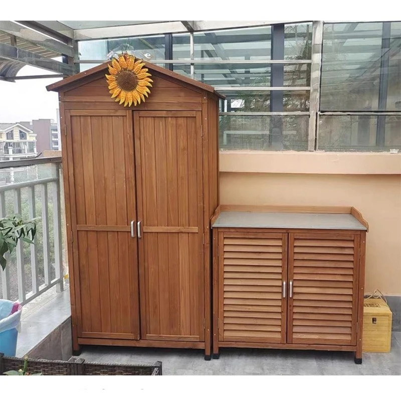 屋外ツールキャビネット ガーデン防水日焼け止め収納キャビネッ - Outdoor Power Tool Storage のレビューと価格