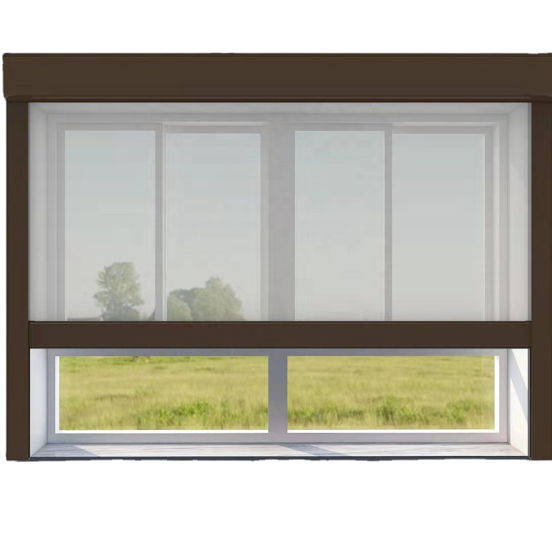 メーカーOEMジップトラックシェードローラースクリーン防水防 - Outdoor Power Blinds のレビューと価格