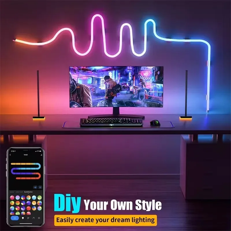 1M 2M 3M 5M 5V RGBICネオンLEDライトス - Outdoor Usb Power Strip のレビューと価格
