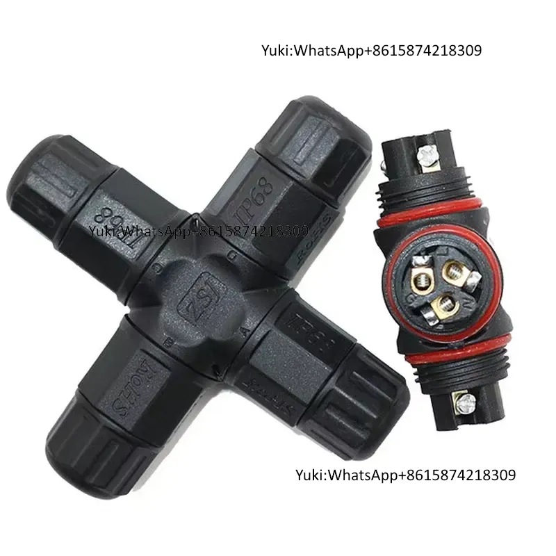 IP68 防水ケーブル T タップ電気コネクタ 4 ピン屋外 - Outdoor Power Cable Junction Box のレビューと価格