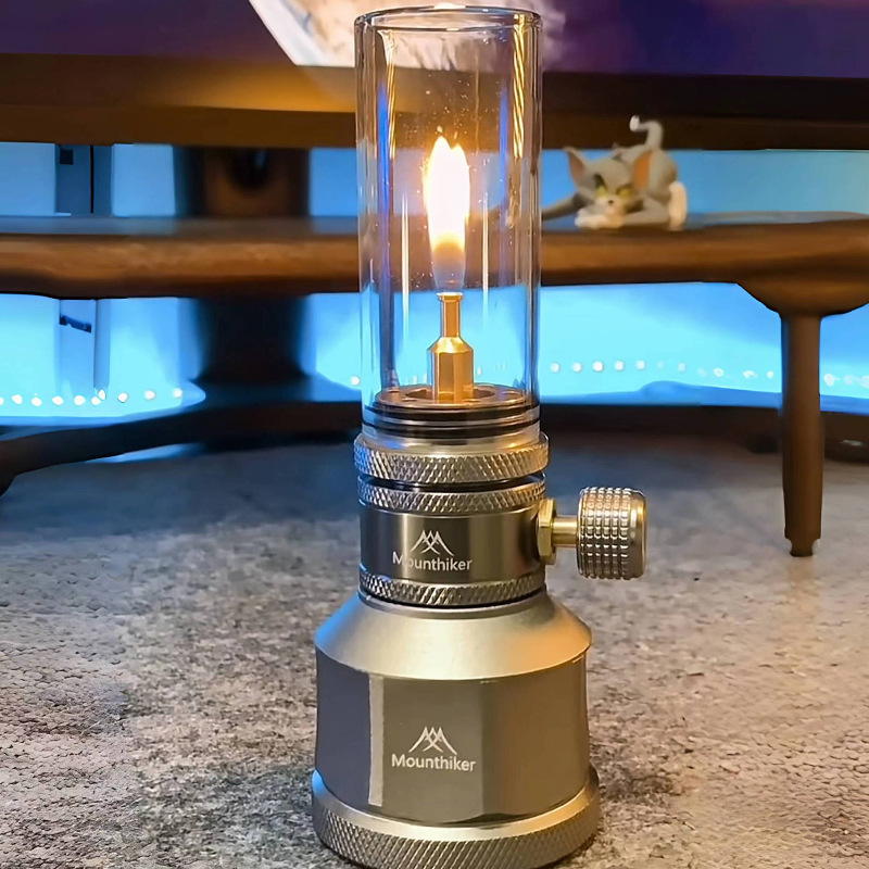キャンプ用ガスランプ ポータブル 小型 吊り下げ式 ガラスガ - Outdoor Power Heater のレビューと価格