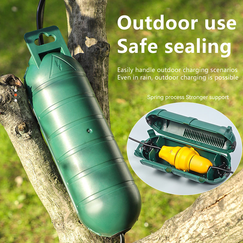 防水シール付き屋外延長コード安全カバー、屋外コンセントプラグ - Outdoor Power Outlet Box のレビューと価格