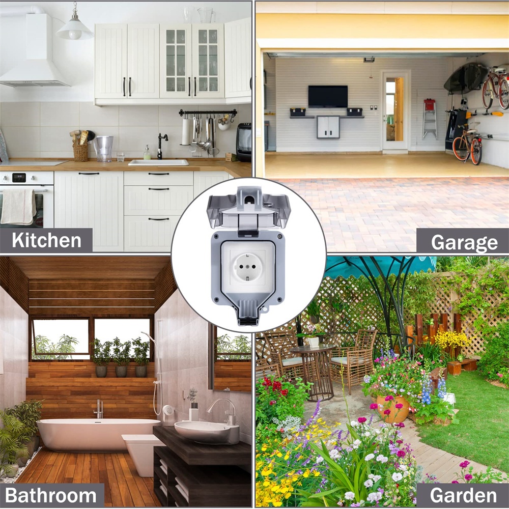 USB Type-C 壁屋外防水スイッチソケット、IP66  - Outdoor Usb Power Strip のレビューと価格