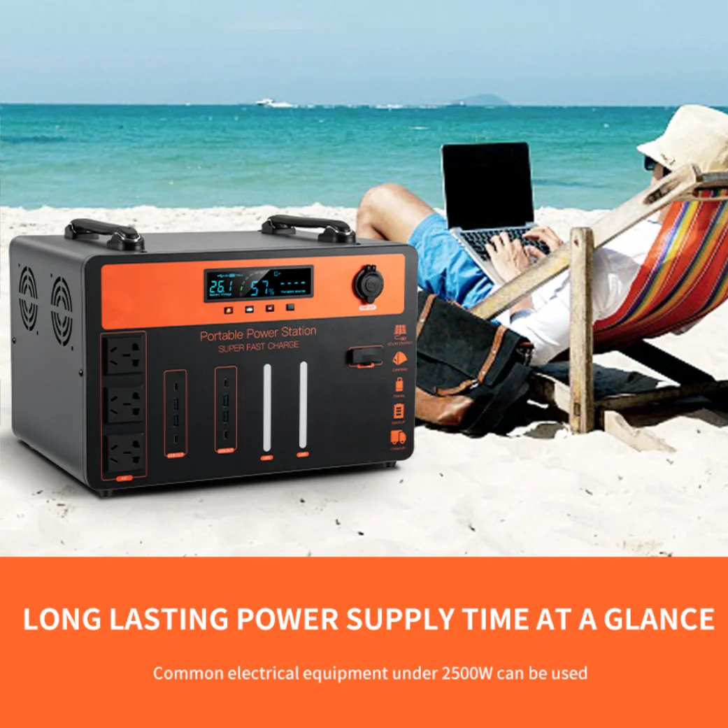 屋外キャンプ旅行用ポータブル電源パック 2500ワット高出力 - Outdoor Power Tool Storage のレビューと価格