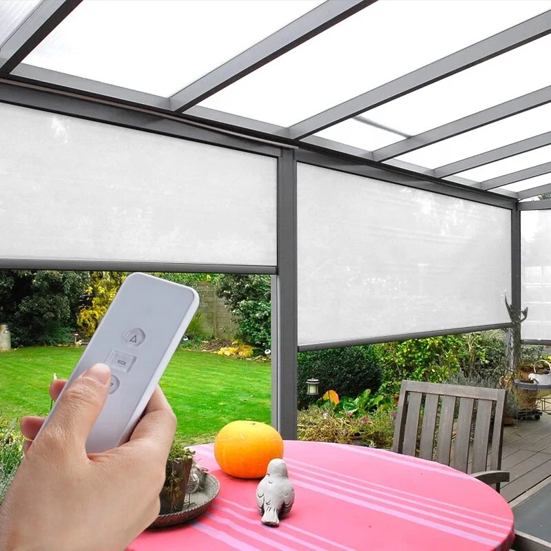 #   屋外ソーラー電動ブラインド、ジップトラック式ブライン - Outdoor Power Blinds のレビューと価格